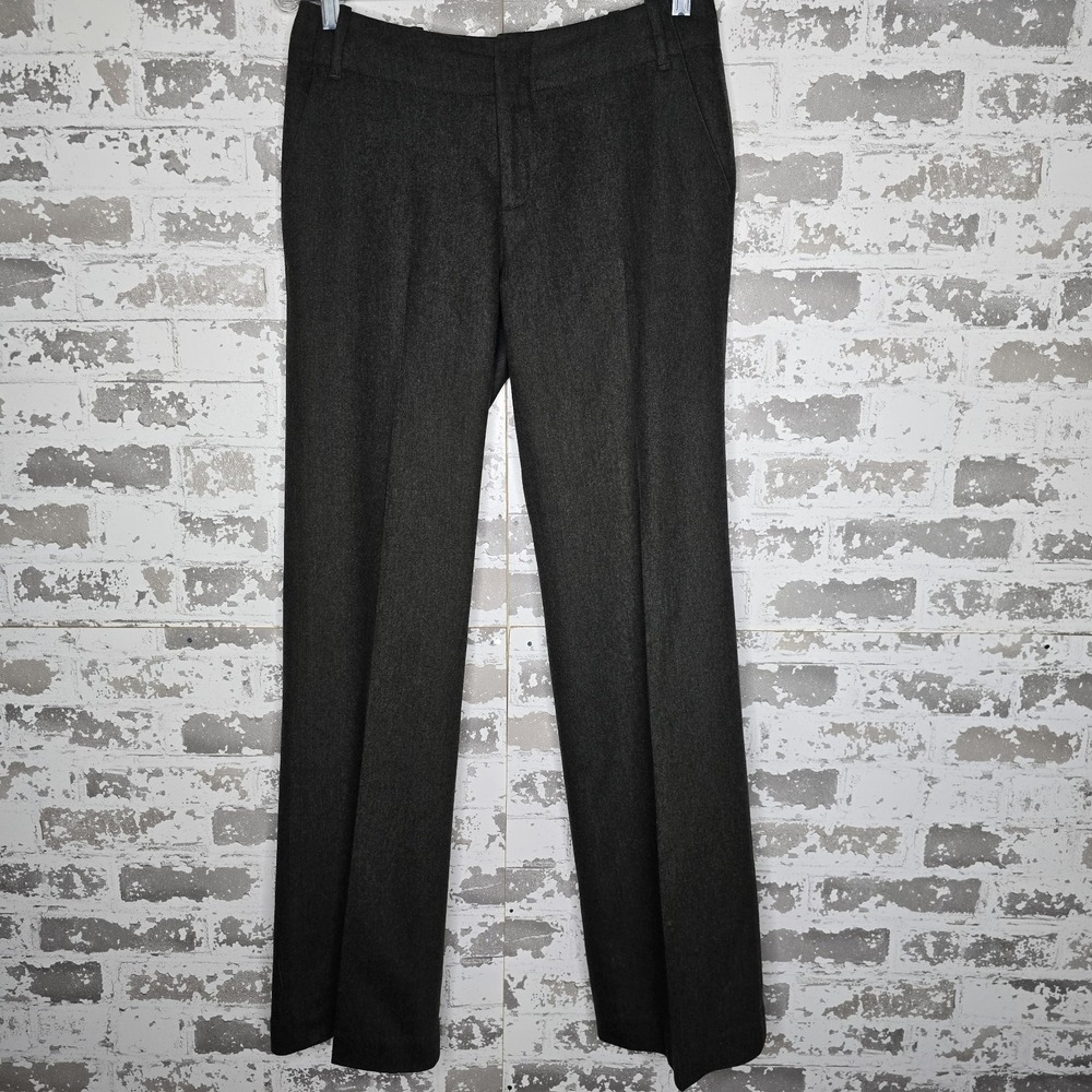 Banana Republic Pants Womens Sz 2 Loden‎ Green Wool Cashmere Martin Fit Straight